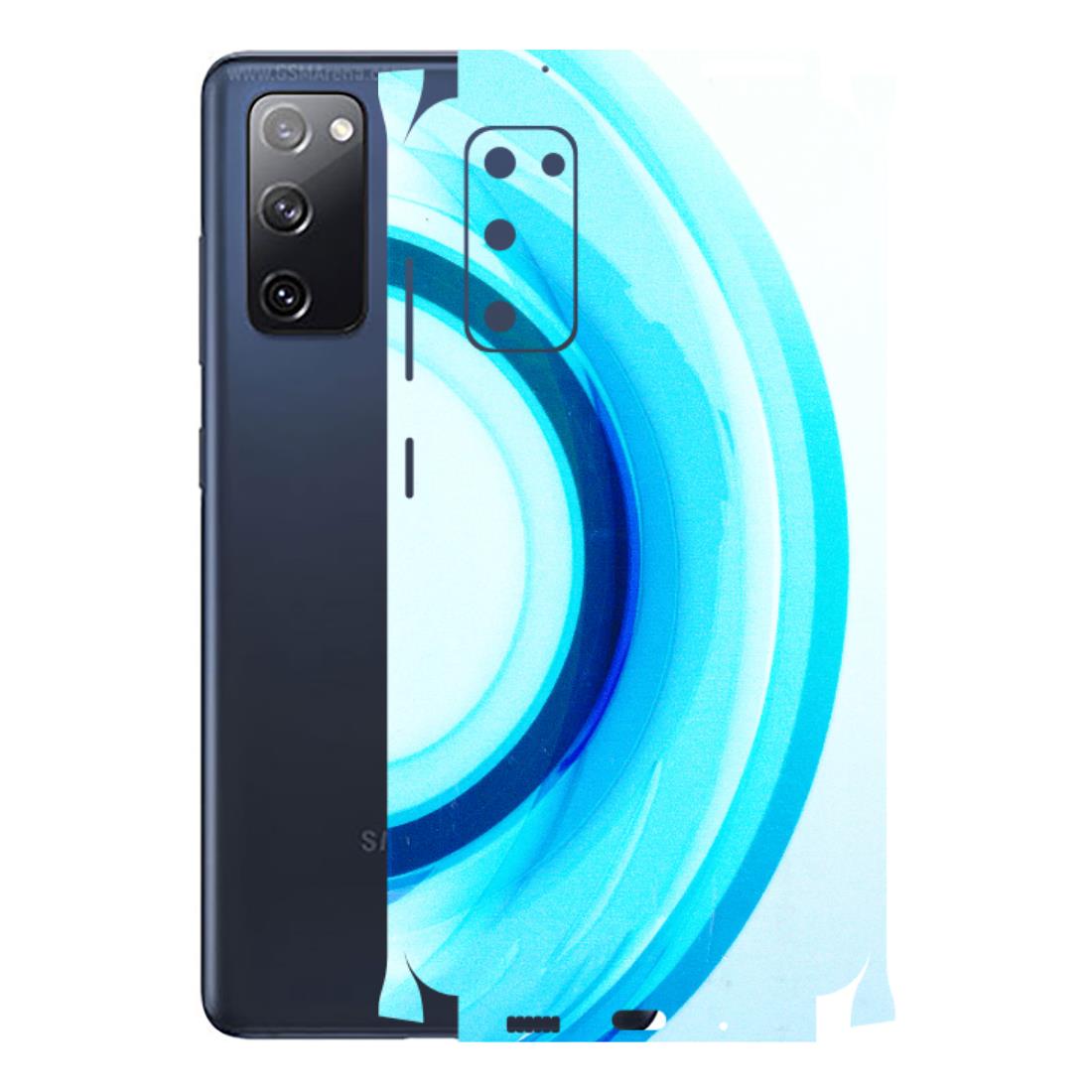 Samsung A/S Series Phone Skins (All Models) - The Blue Curve - 3D Embossed Finish (L-244) Samsung Galaxy S20 FE
