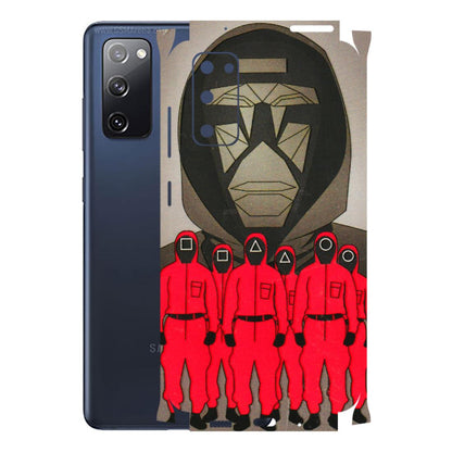 Samsung A/S Series Phone Skins (All Models) - Squid Game Hero - 3D Embossed Finish (L-245) Samsung Galaxy S20 FE