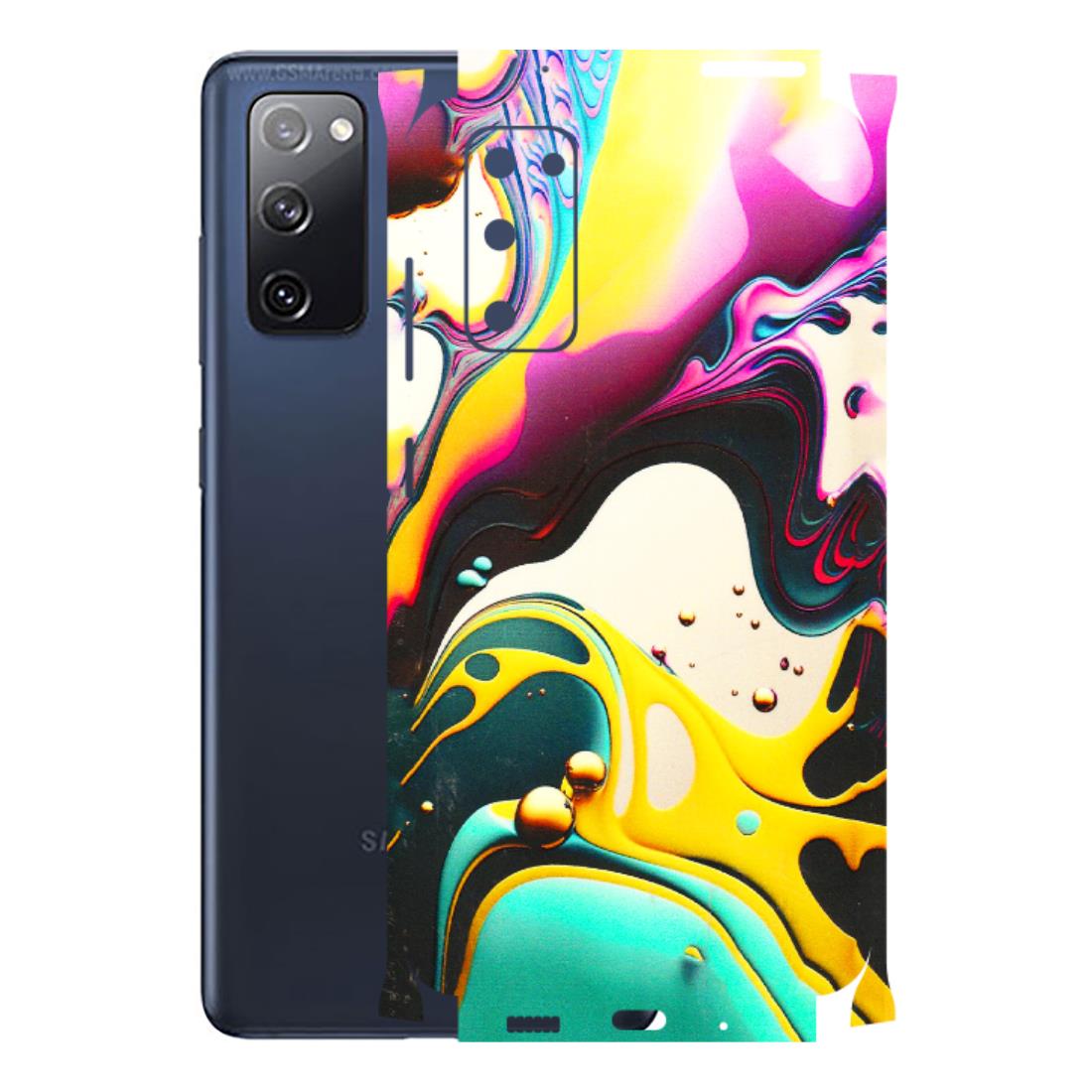 Samsung A/S Series Phone Skins (All Models) - Multicolor Abstract pattern - 3D Embossed Finish (L-254) Samsung Galaxy S20 FE