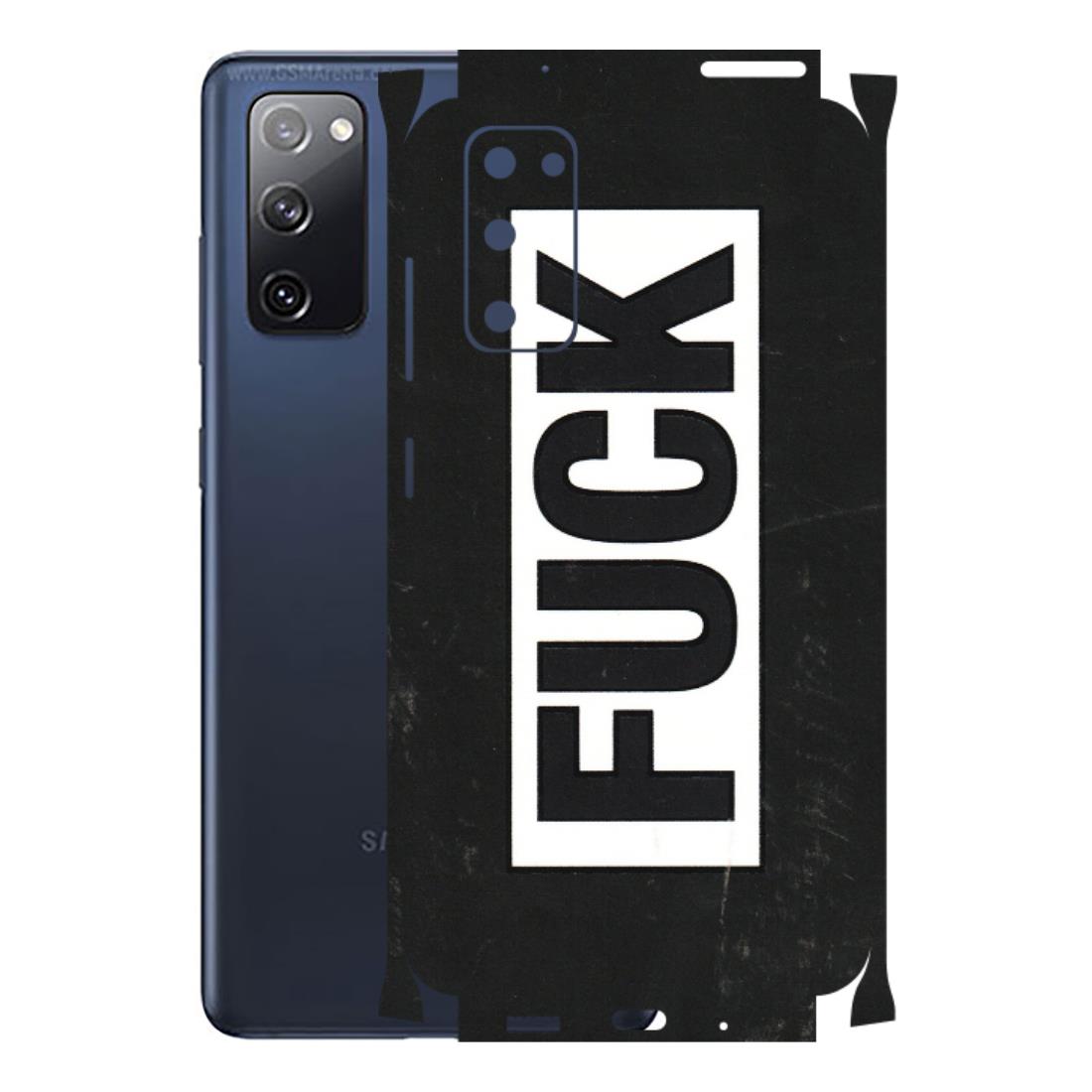 Samsung A/S Series Phone Skins (All Models) - The F Word - 3D Embossed Finish (L-255) Samsung Galaxy S20 FE