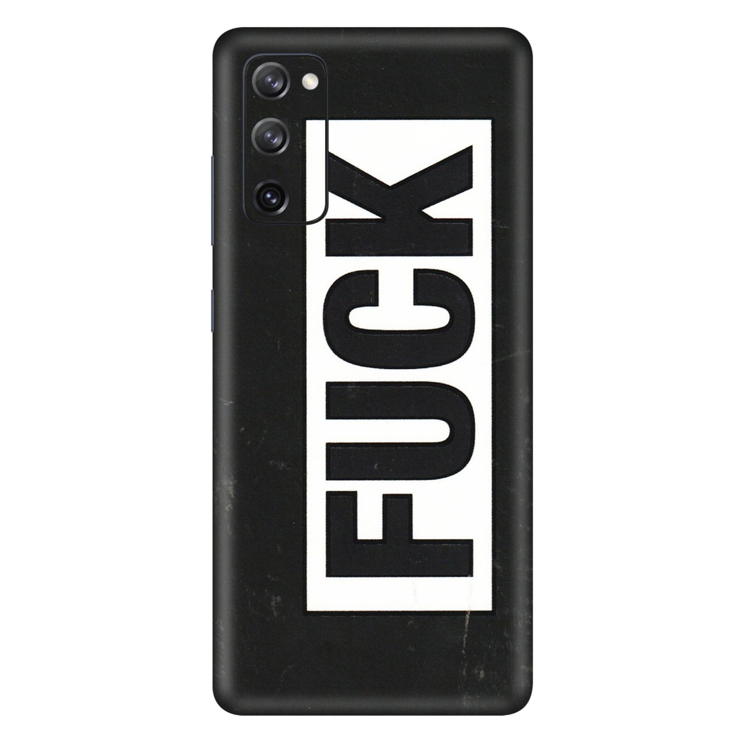 Samsung A/S Series Phone Skins (All Models) - The F Word - 3D Embossed Finish (L-255) Samsung Galaxy S20 FE