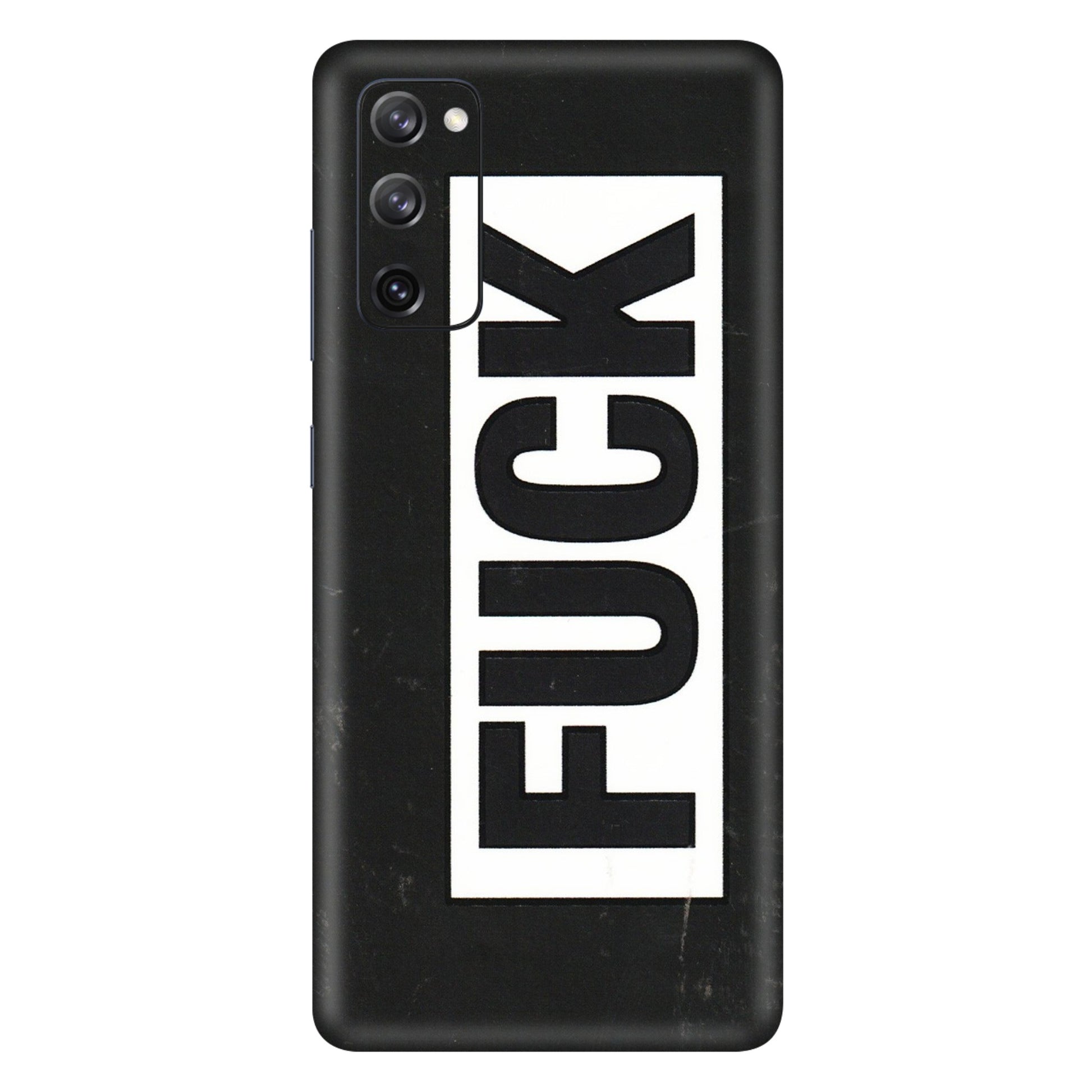 Samsung A/S Series Phone Skins (All Models) - The F Word - 3D Embossed Finish (L-255) Samsung Galaxy S20 FE