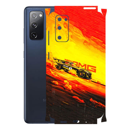 Samsung A/S Series Phone Skins (All Models) - AMG Car Speed Cover - 3D Embossed Finish (L-256) Samsung Galaxy S20 FE