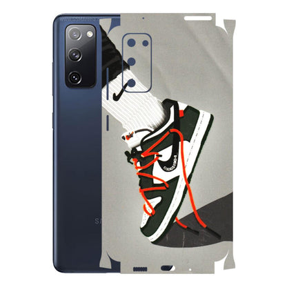 Samsung A/S Series Phone Skins (All Models) - New Grey Sneaker - 3D Embossed Finish (L-261) Samsung Galaxy S20 FE
