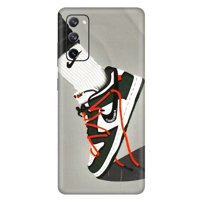 Samsung A/S Series Phone Skins (All Models) - New Grey Sneaker - 3D Embossed Finish (L-261) Samsung Galaxy S20 FE