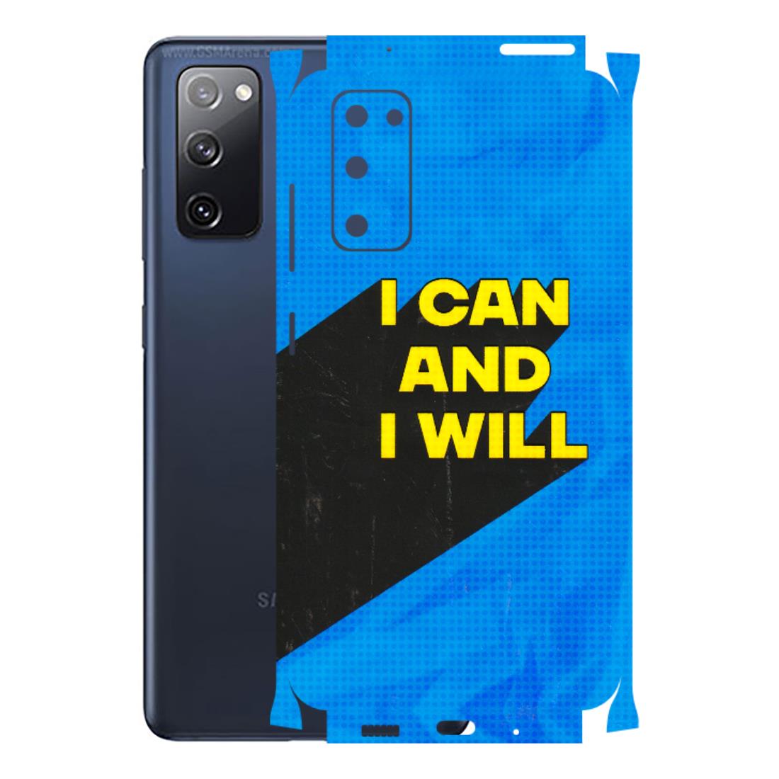 Samsung A/S Series Phone Skins (All Models) - I Can And I Will - 3D Embossed Finish (L-281) Samsung Galaxy S20 FE