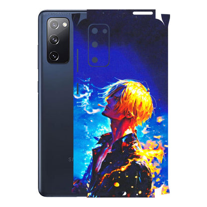Samsung A/S Series Phone Skins (All Models) - Sanji Vinsmoke One Piece - 3D Embossed Finish (L-319) Samsung Galaxy S20 FE