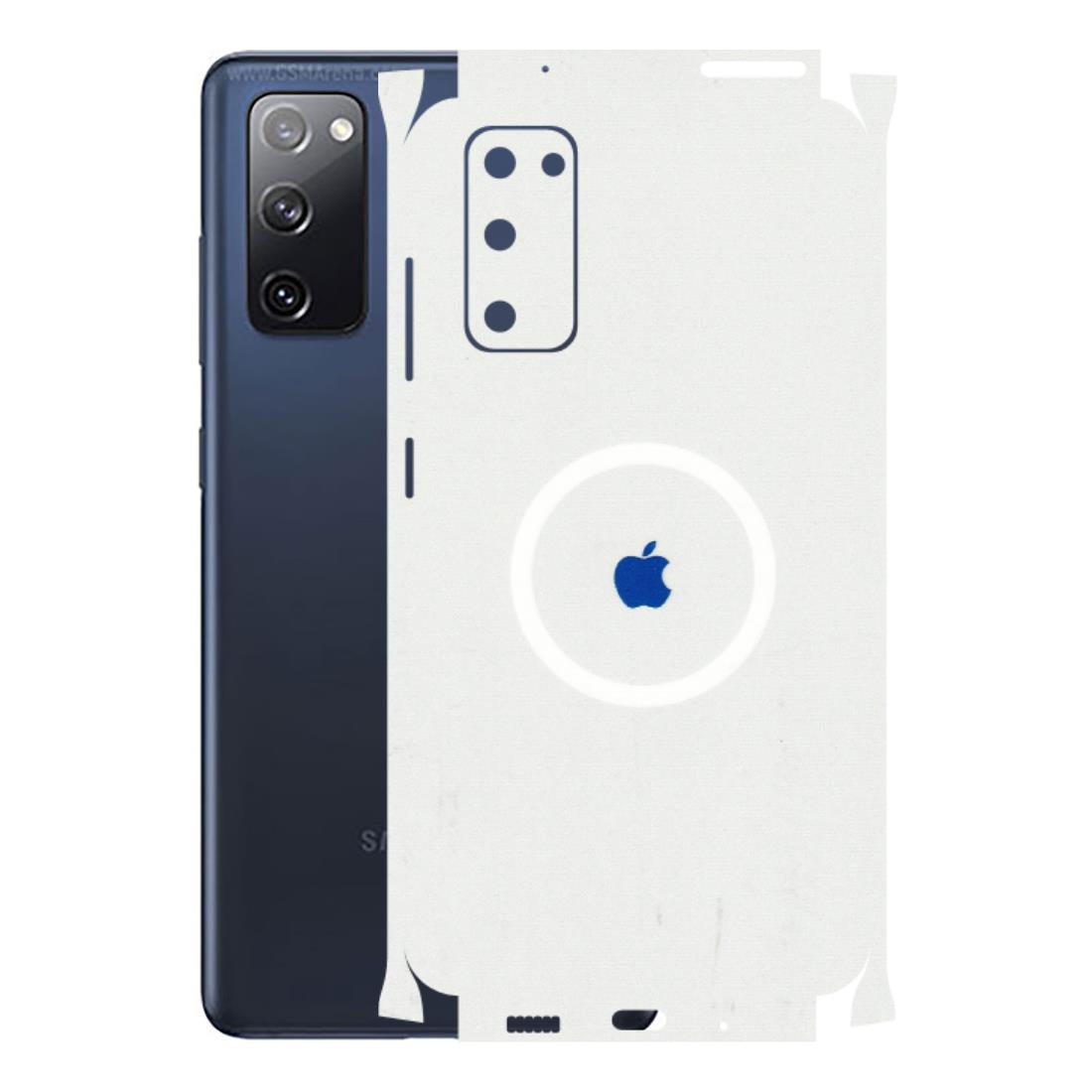 Samsung A/S Series Phone Skins (All Models) - iPhone Magsafe Logo - 3D Embossed Finish (L-320) Samsung Galaxy S20 FE