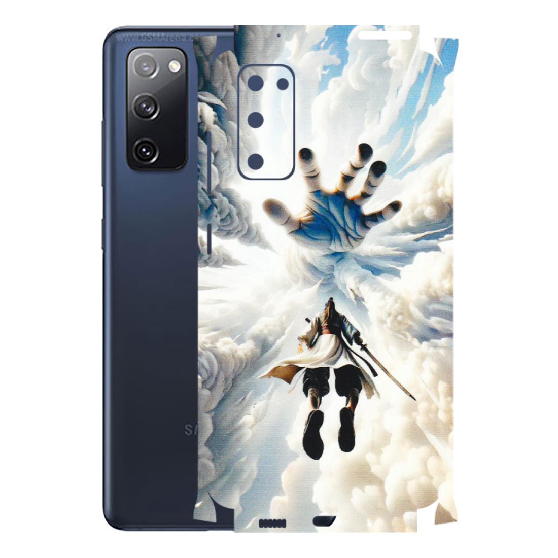Samsung A/S Series Phone Skins (All Models) - Big Hand With Monkey King - 3D Embossed Finish (L-323) Samsung Galaxy S20 FE