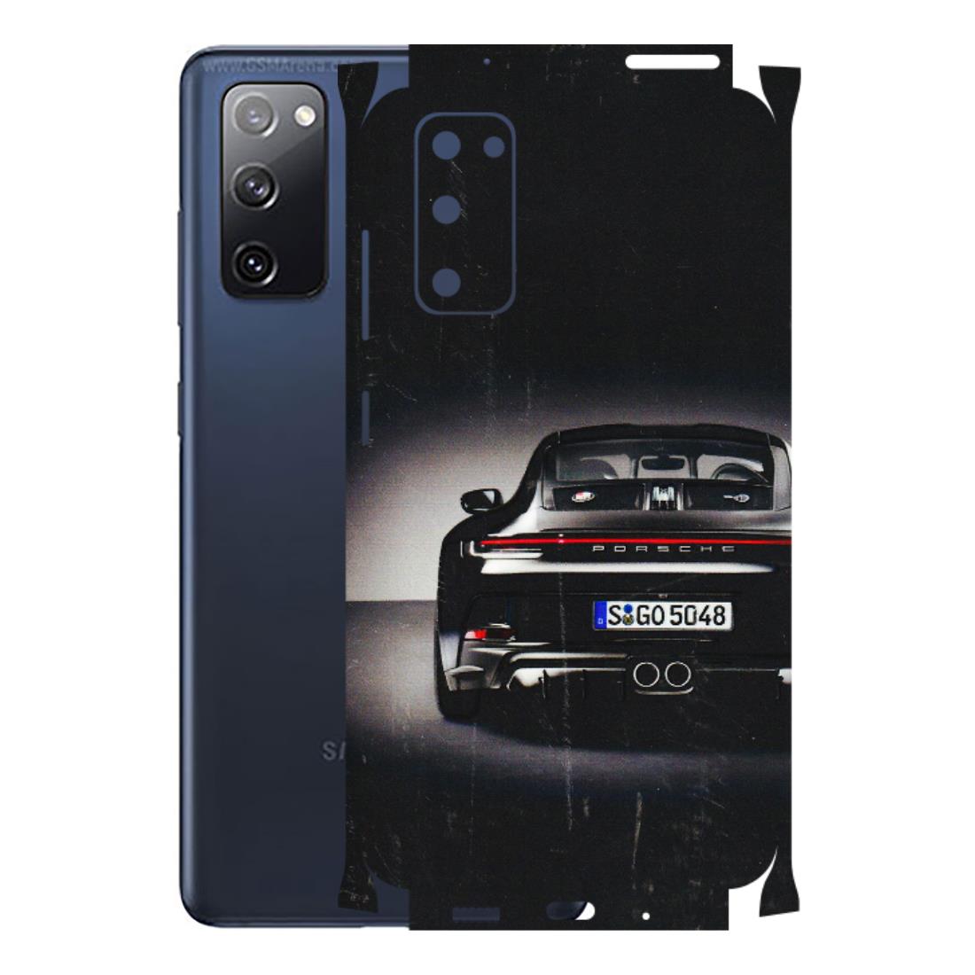 Samsung A/S Series Phone Skins (All Models) - New Black Porsche GT3 - 3D Embossed Finish (L-327) Samsung Galaxy S20 FE