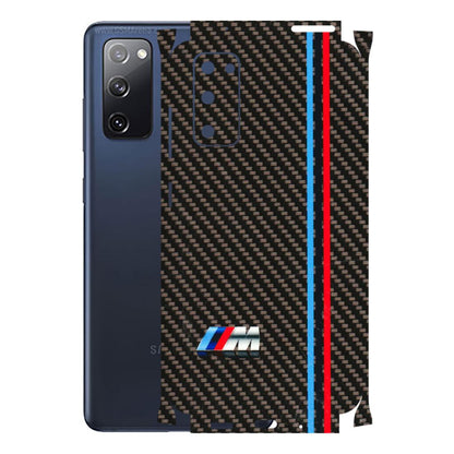 Samsung A/S Series Phone Skins (All Models) - BM Carbon Fiber Feels - 3D Embossed Finish (L-38) Samsung Galaxy S20 FE
