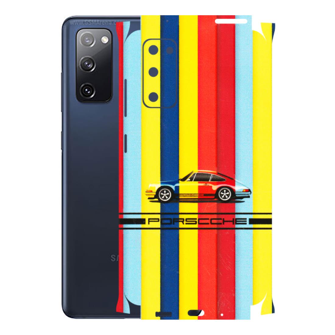 Samsung A/S Series Phone Skins (All Models) - Multicolour Porche - 3D Embossed Finish (L-39) Samsung Galaxy S20 FE
