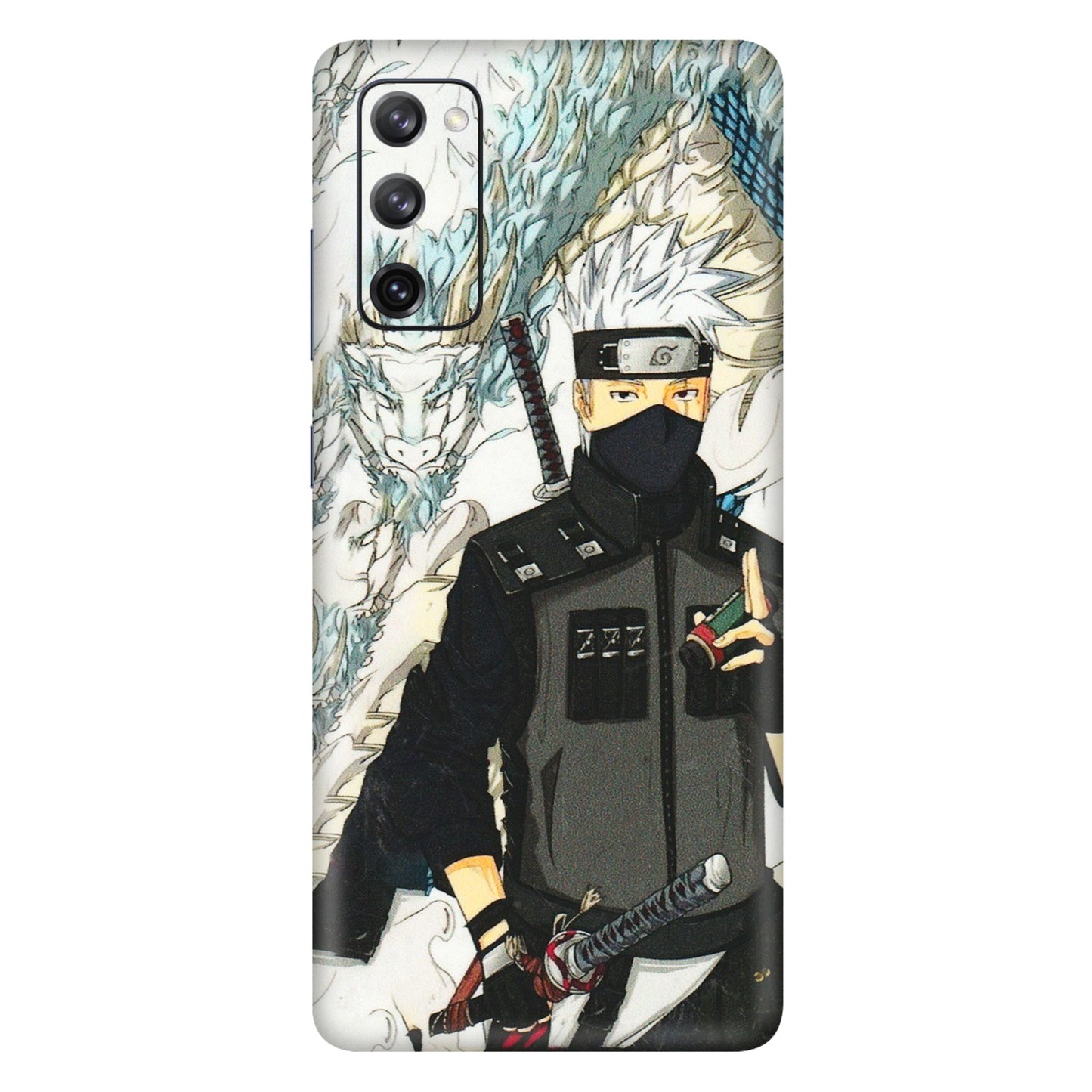 Samsung A/S Series Phone Skins (All Models) - Kakashi Hatake Naruto Anime - 3D Embossed Finish (L-46) Samsung Galaxy S20 FE
