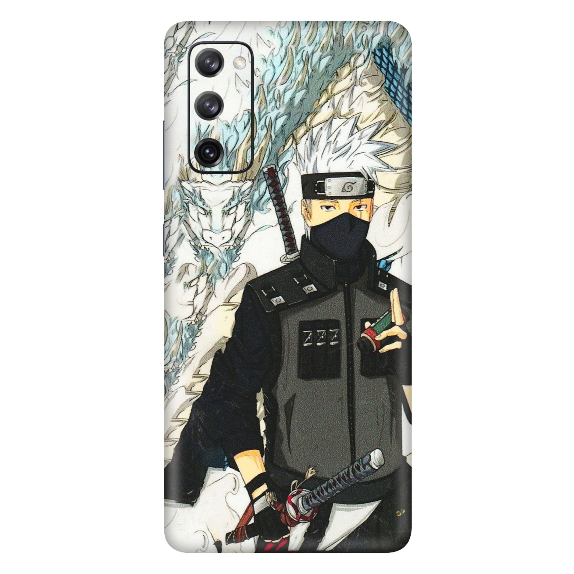 Samsung A/S Series Phone Skins (All Models) - Kakashi Hatake Naruto Anime - 3D Embossed Finish (L-46) Samsung Galaxy S20 FE