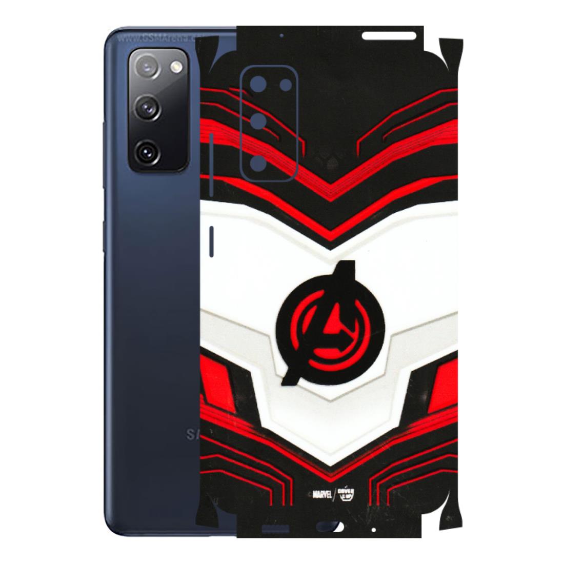 Samsung A/S Series Phone Skins (All Models) - Avengers Logo - 3D Embossed Finish (L-55) Samsung Galaxy S20 FE