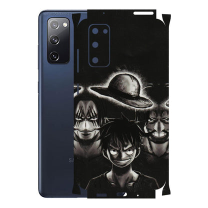 Samsung A/S Series Phone Skins (All Models) - Black Luffy Hat - 3D Embossed Finish (L-57) Samsung Galaxy S20 FE