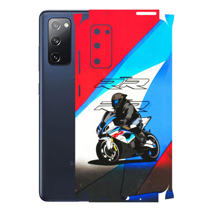 Samsung A/S Series Phone Skins (All Models) - Bikers Love - 3D Embossed Finish (L-58) Samsung Galaxy S20 FE