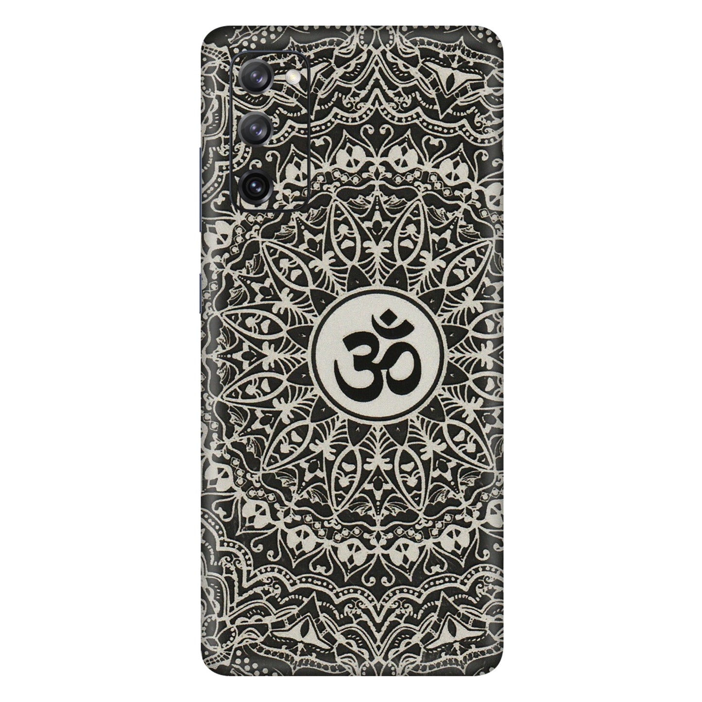 Samsung A/S Series Phone Skins (All Models) - Aum Elegant Mandala - 3D Embossed Finish (L-62) Samsung Galaxy S20 FE