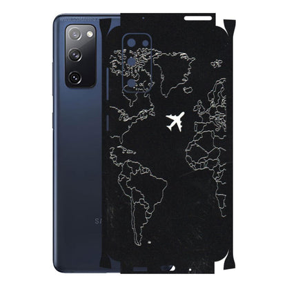 Samsung A/S Series Phone Skins (All Models) - Never Ending Travel - 3D Embossed Finish (L-79) Samsung Galaxy S20 FE