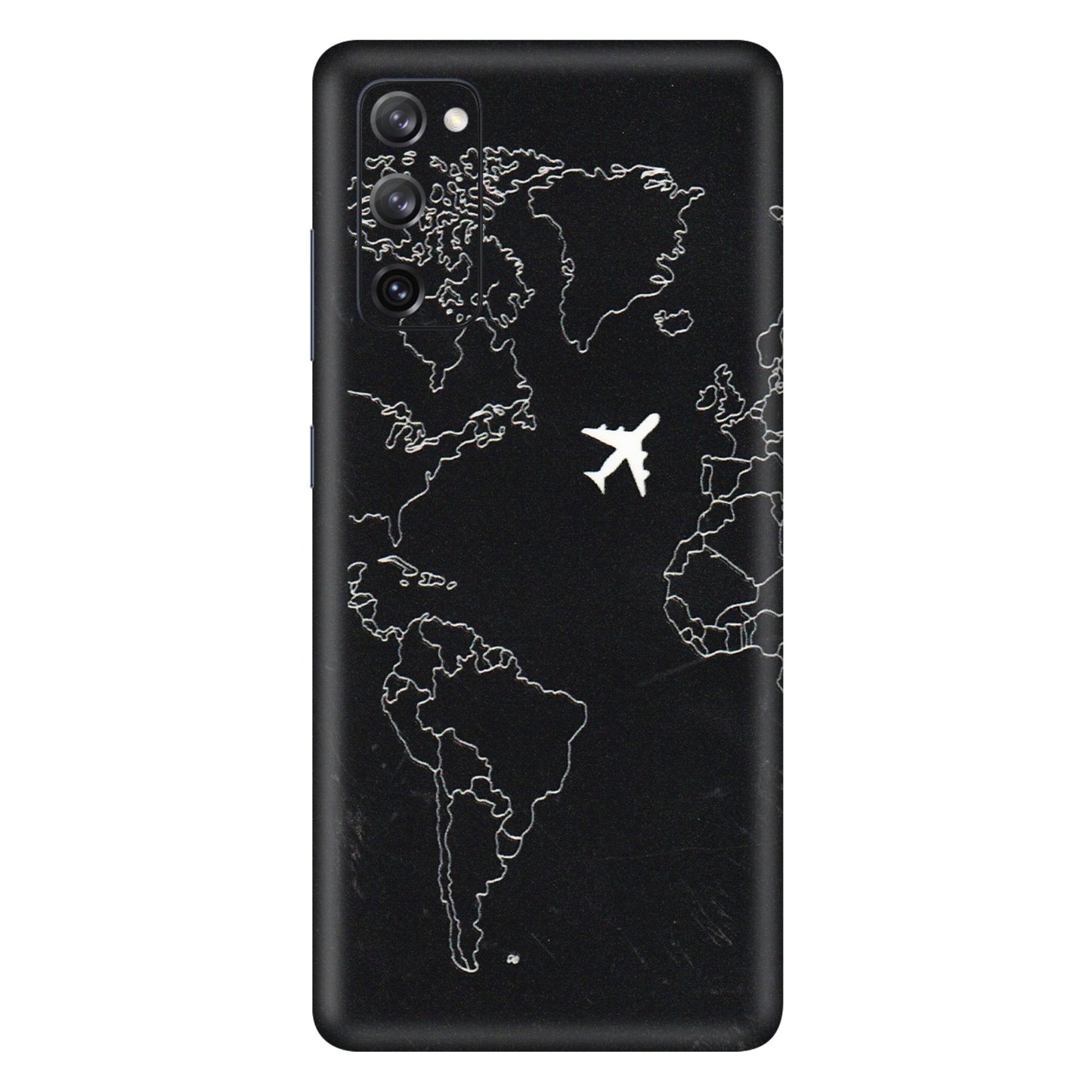 Samsung A/S Series Phone Skins (All Models) - Never Ending Travel - 3D Embossed Finish (L-79) Samsung Galaxy S20 FE