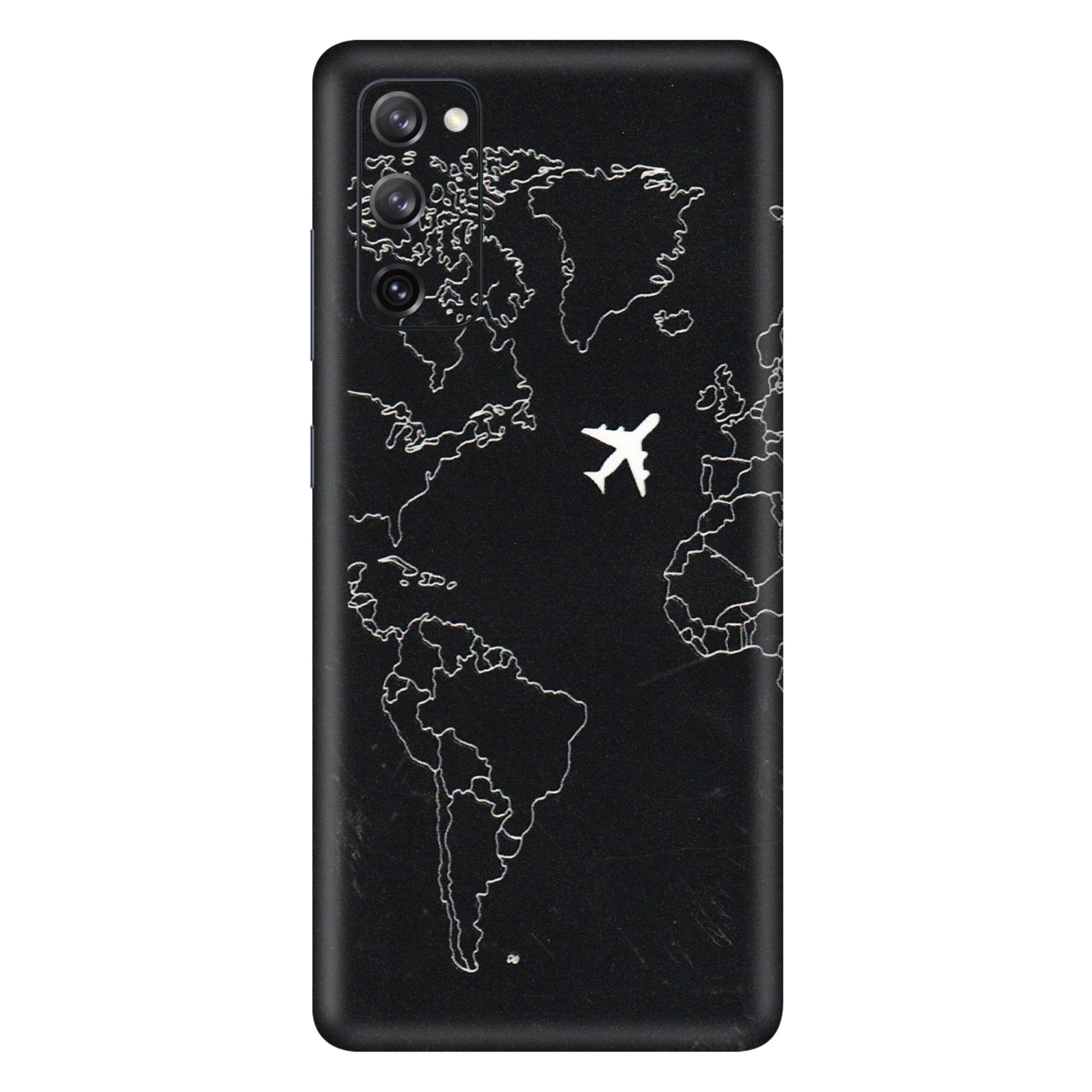 Samsung A/S Series Phone Skins (All Models) - Never Ending Travel - 3D Embossed Finish (L-79) Samsung Galaxy S20 FE