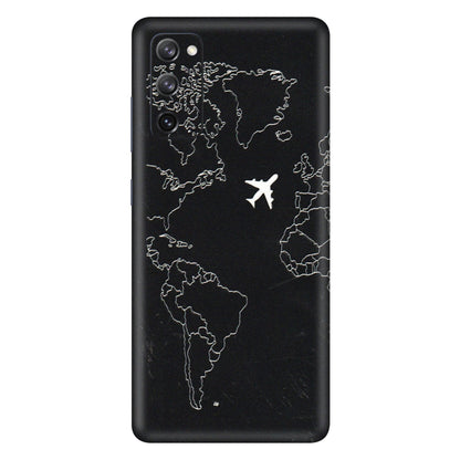 Samsung A/S Series Phone Skins (All Models) - Never Ending Travel - 3D Embossed Finish (L-79) Samsung Galaxy S20 FE