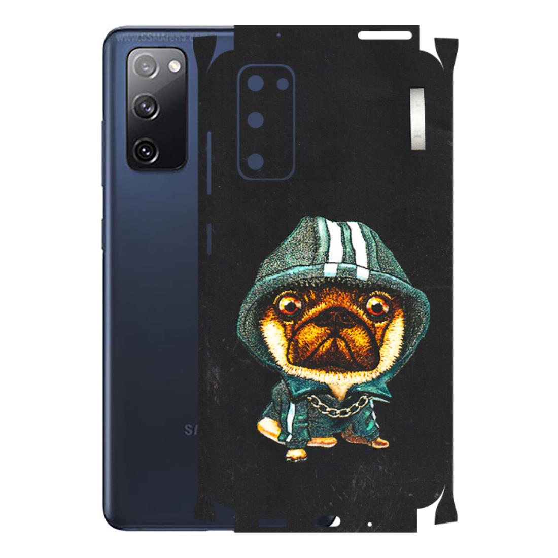 Samsung A/S Series Phone Skins (All Models) - Puppy N Hoodie - 3D Embossed Finish (L-90) Samsung Galaxy S20 FE