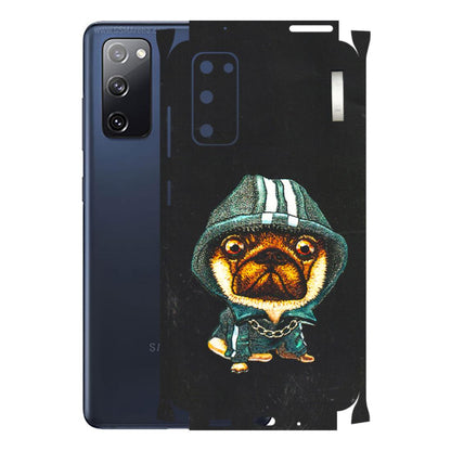 Samsung A/S Series Phone Skins (All Models) - Puppy N Hoodie - 3D Embossed Finish (L-90) Samsung Galaxy S20 FE
