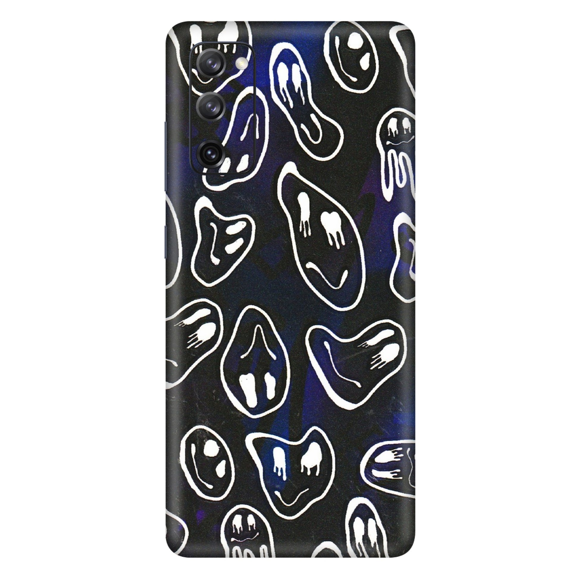Samsung A/S Series Phone Skins (All Models) - Distorted Smileys - 3D Embossed Finish (L-92) Samsung Galaxy S20 FE