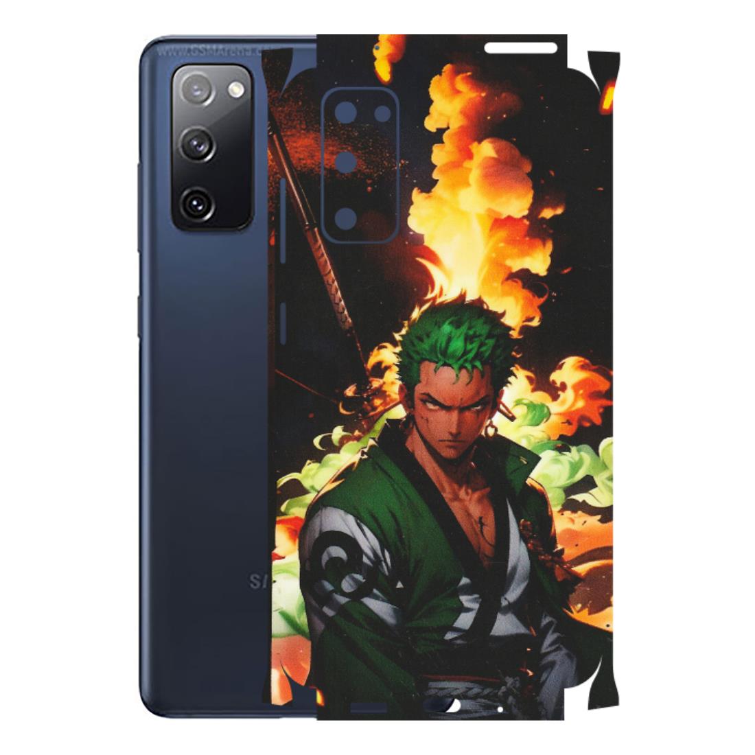Samsung A/S Series Phone Skins (All Models) - Roronoa Zoro - Matte Finish (M-102) Samsung Galaxy S20 FE