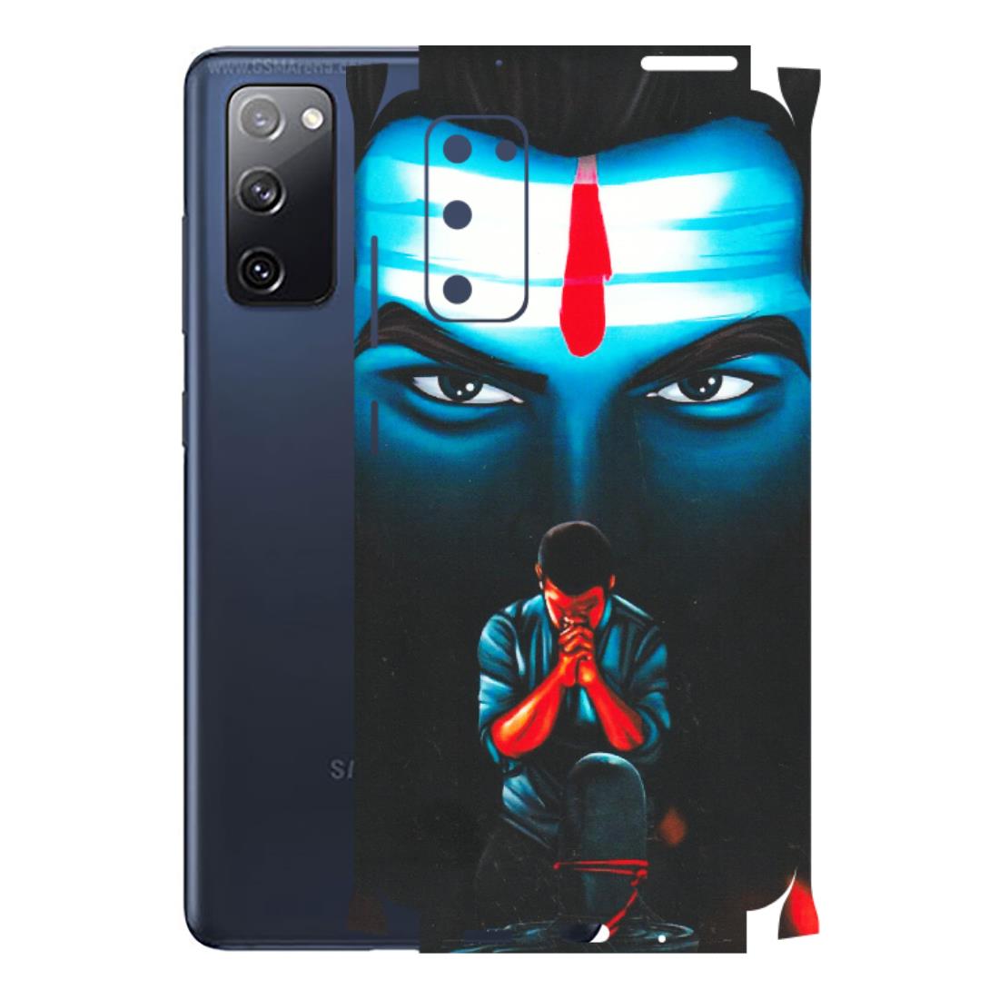 Samsung A/S Series Phone Skins (All Models) - Mahakal Bhakt - Matte Finish (M-112) Samsung Galaxy S20 FE