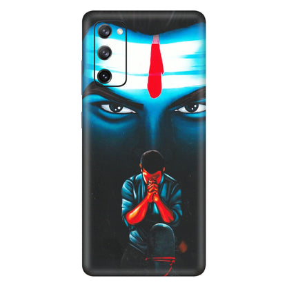 Samsung A/S Series Phone Skins (All Models) - Mahakal Bhakt - Matte Finish (M-112) Samsung Galaxy S20 FE