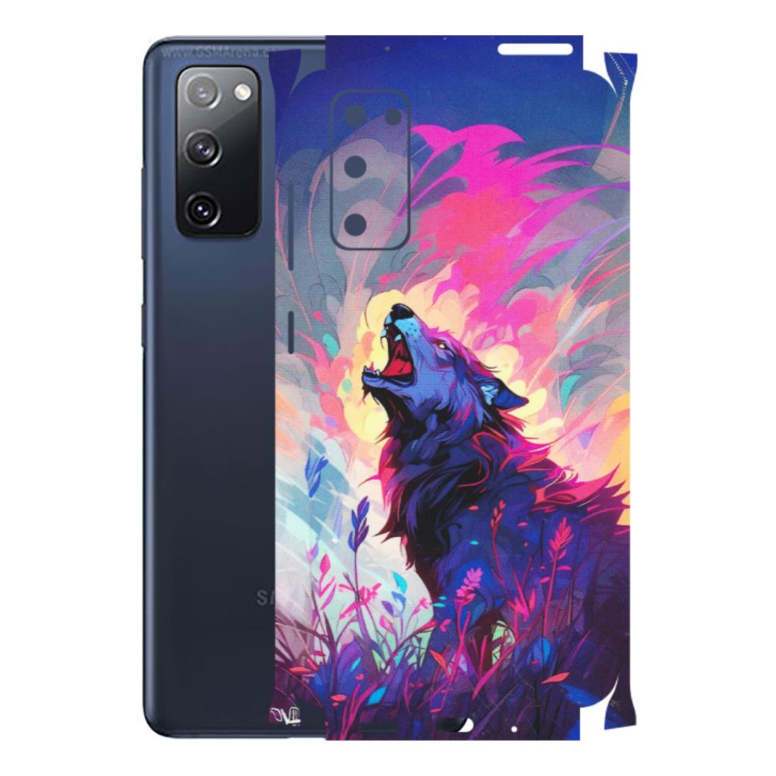 Samsung A/S Series Phone Skins (All Models) - New Wild Wolf Abstract - Matte Finish (M-125) Samsung Galaxy S20 FE