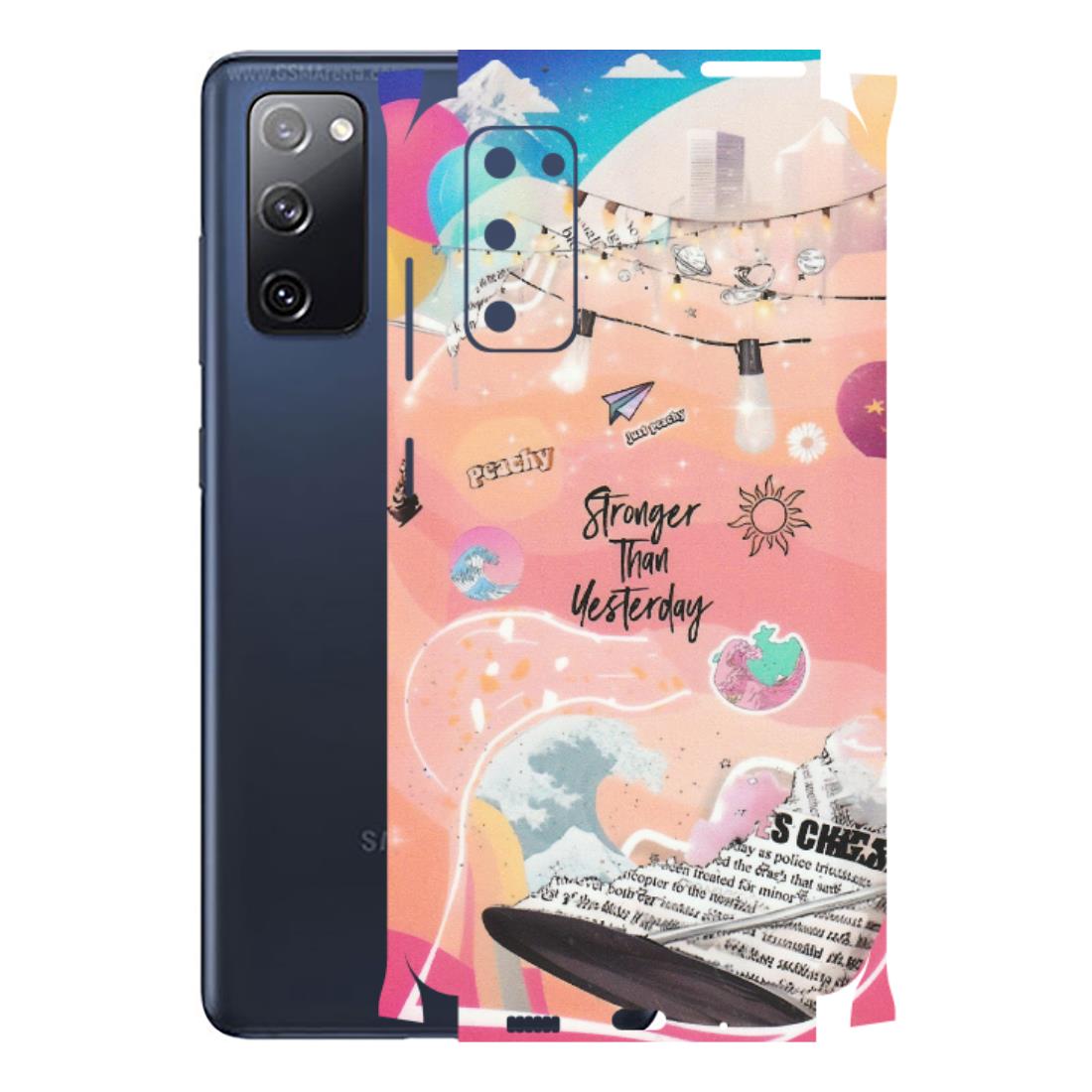 Samsung A/S Series Phone Skins (All Models) - Stronger Then Yesterday - Matte Finish (M-128) Samsung Galaxy S20 FE