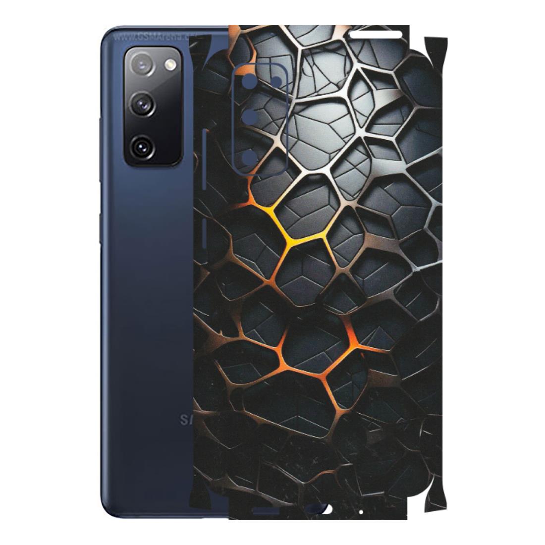 Samsung A/S Series Phone Skins (All Models) - New Abstract Graphite Tiles - Matte Finish (M-130) Samsung Galaxy S20 FE