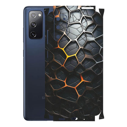 Samsung A/S Series Phone Skins (All Models) - New Abstract Graphite Tiles - Matte Finish (M-130) Samsung Galaxy S20 FE