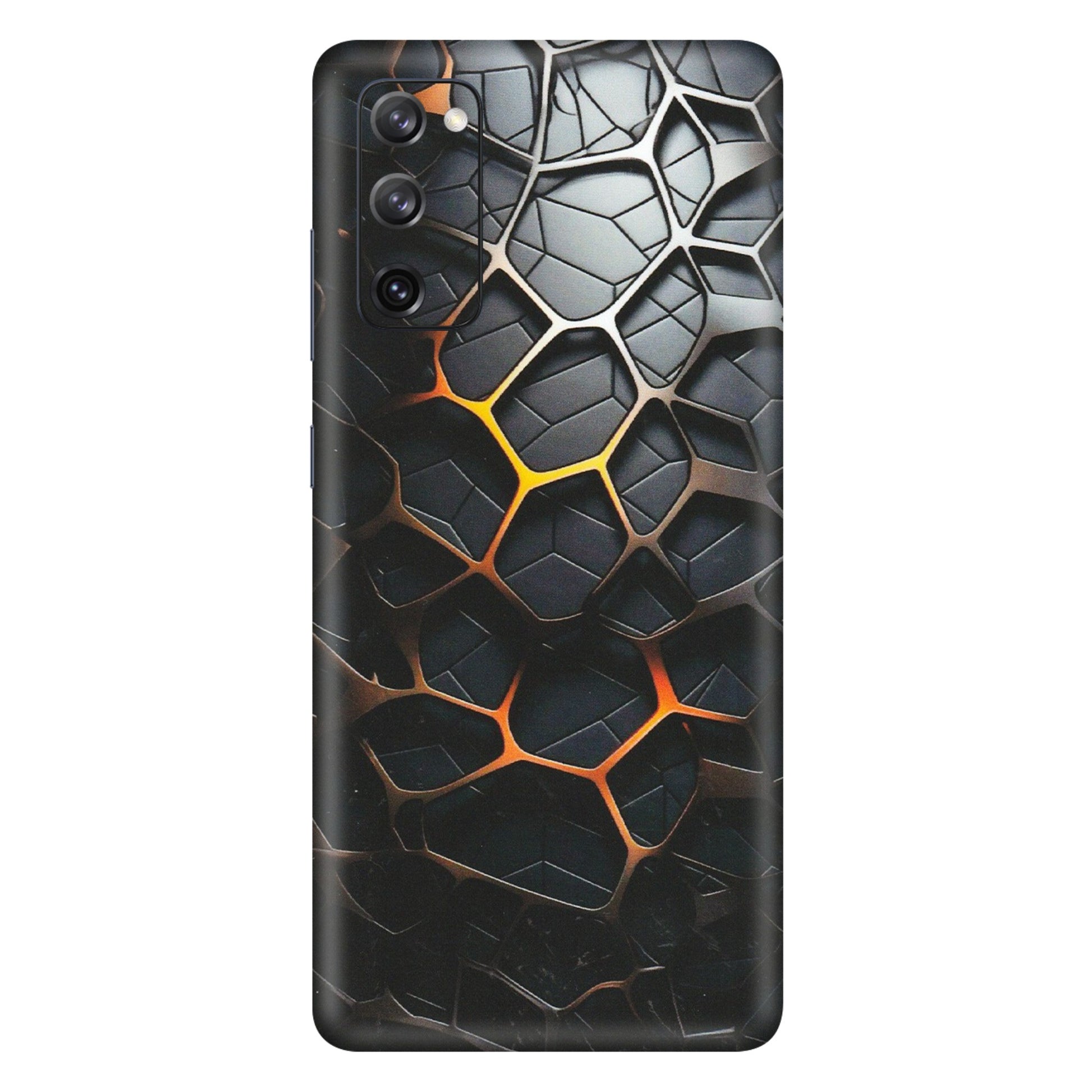 Samsung A/S Series Phone Skins (All Models) - New Abstract Graphite Tiles - Matte Finish (M-130) Samsung Galaxy S20 FE
