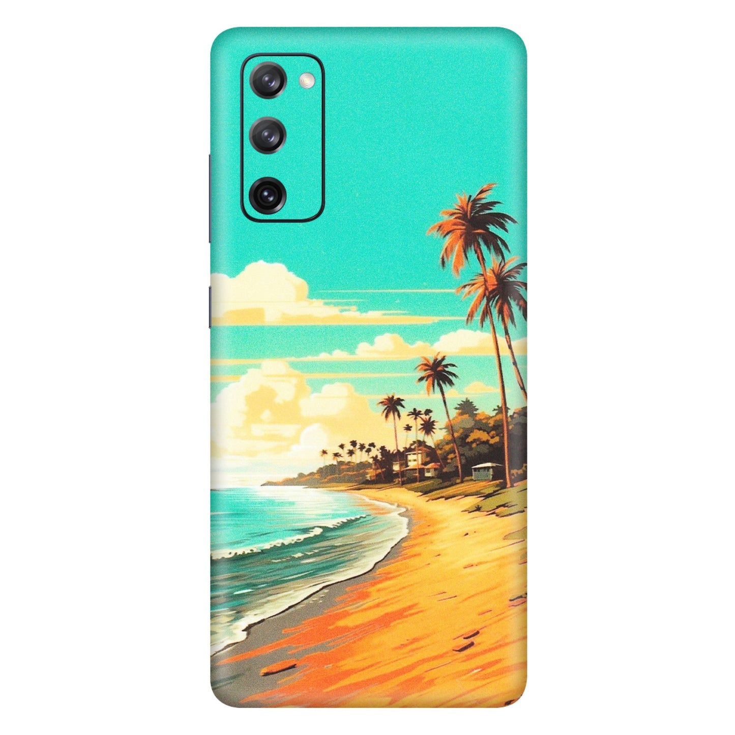 Samsung A/S Series Phone Skins (All Models) - Miami Beach - Matte Finish (M-136) Samsung Galaxy S20 FE