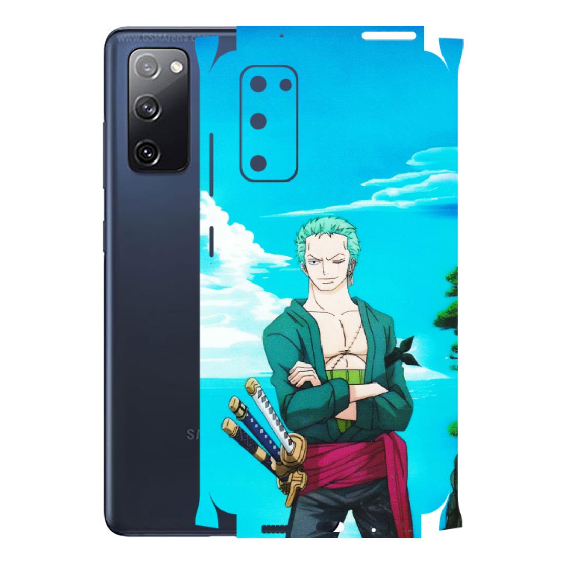 Samsung A/S Series Phone Skins (All Models) - Cool Swordman Zoro Anime - Matte Finish (M-143) Samsung Galaxy S20 FE