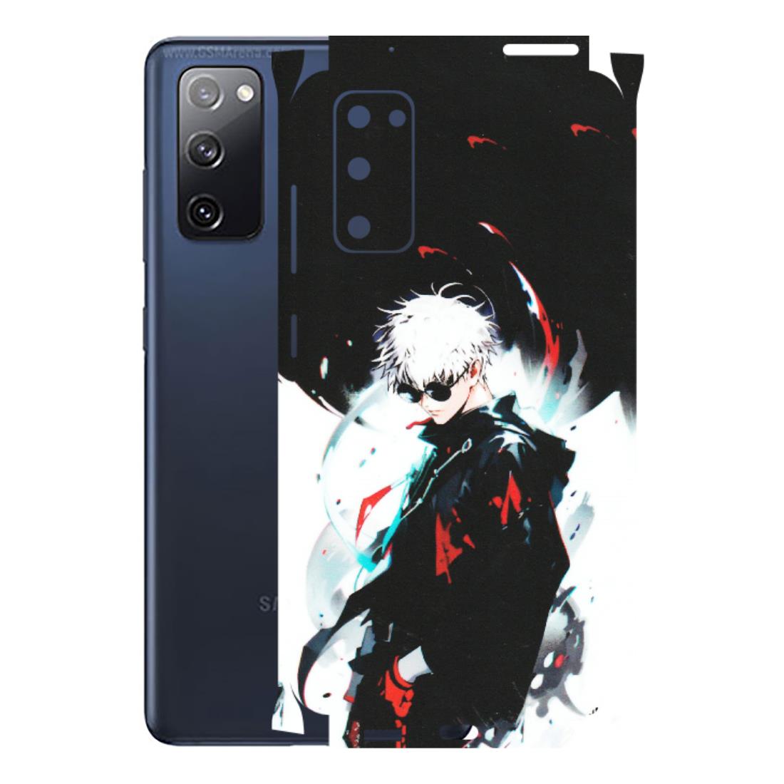Samsung A/S Series Phone Skins (All Models) - Gojo Powerful Charater Kaisen Anime - Matte Finish (M-144) Samsung Galaxy S20 FE