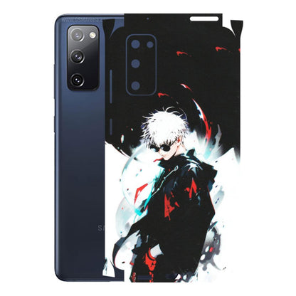 Samsung A/S Series Phone Skins (All Models) - Gojo Powerful Charater Kaisen Anime - Matte Finish (M-144) Samsung Galaxy S20 FE
