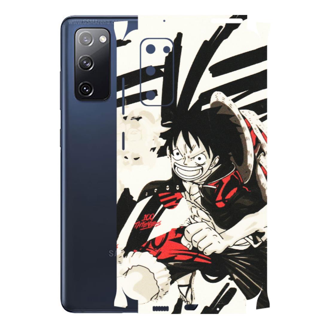 Samsung A/S Series Phone Skins (All Models) - Monkey D.Luffy Manga Anime - Matte Finish (M-145) Samsung Galaxy S20 FE
