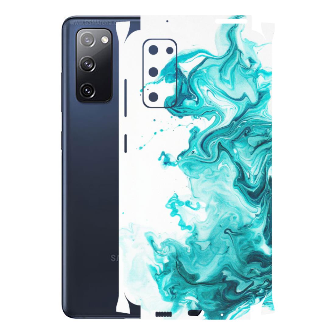 Samsung A/S Series Phone Skins (All Models) - Sky Blue Abstract Colour - Matte Finish (M-146) Samsung Galaxy S20 FE