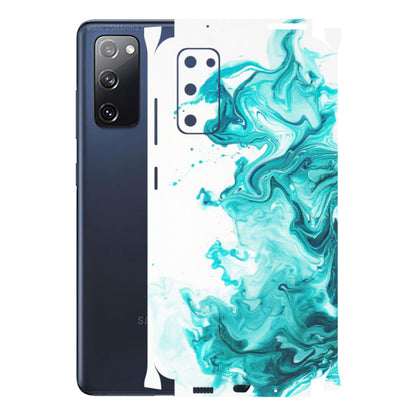 Samsung A/S Series Phone Skins (All Models) - Sky Blue Abstract Colour - Matte Finish (M-146) Samsung Galaxy S20 FE