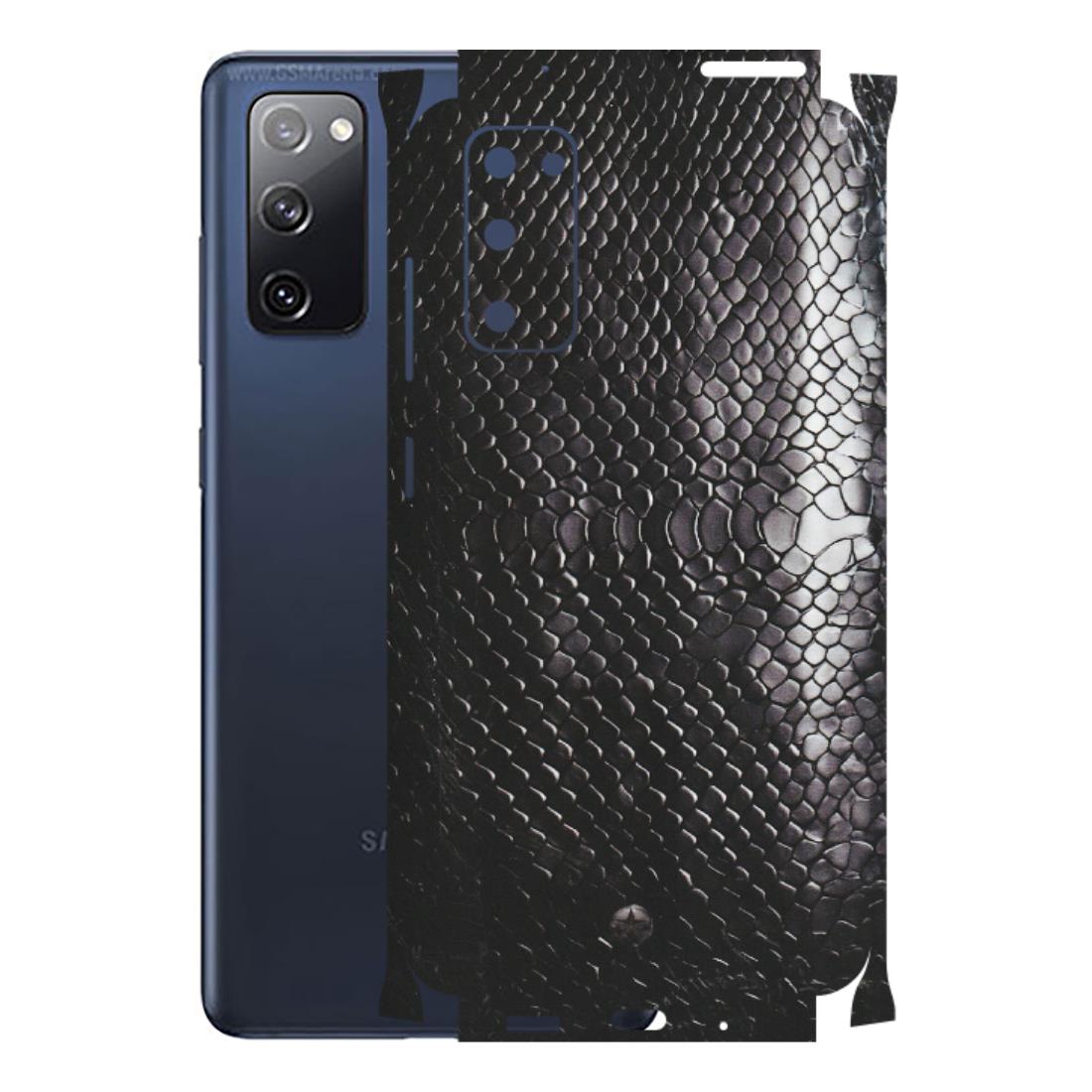 Samsung A/S Series Phone Skins (All Models) - Black Snack Leather - Matte Finish (M-147) Samsung Galaxy S20 FE