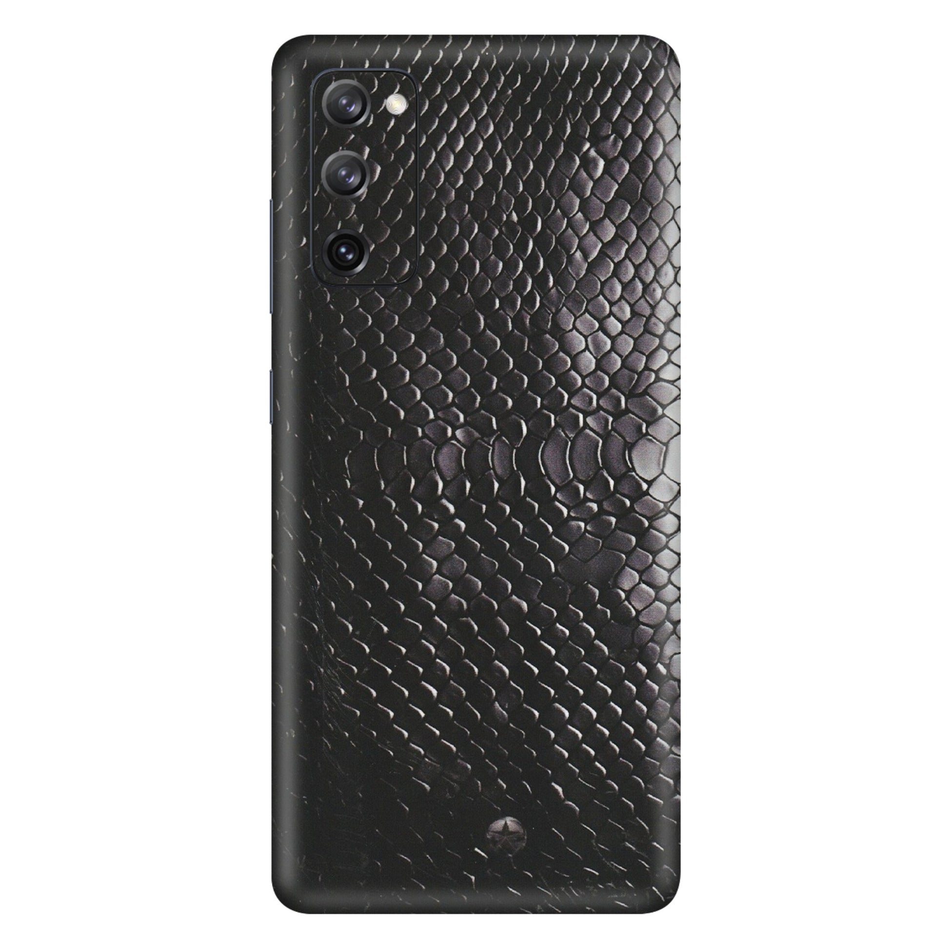 Samsung A/S Series Phone Skins (All Models) - Black Snack Leather - Matte Finish (M-147) Samsung Galaxy S20 FE