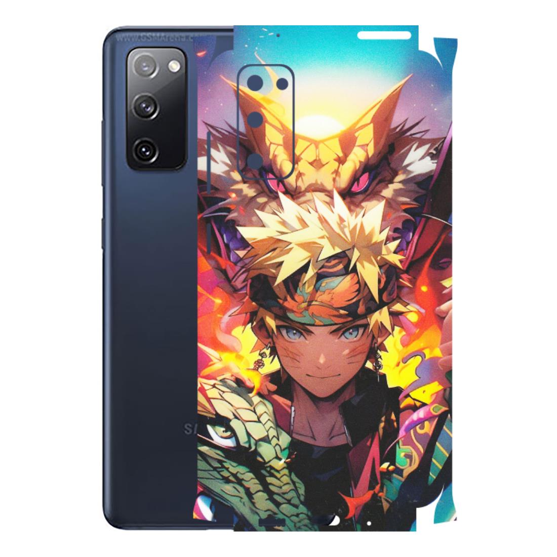 Samsung A/S Series Phone Skins (All Models) - Angry Naruto Anime - Matte Finish (M-148) Samsung Galaxy S20 FE