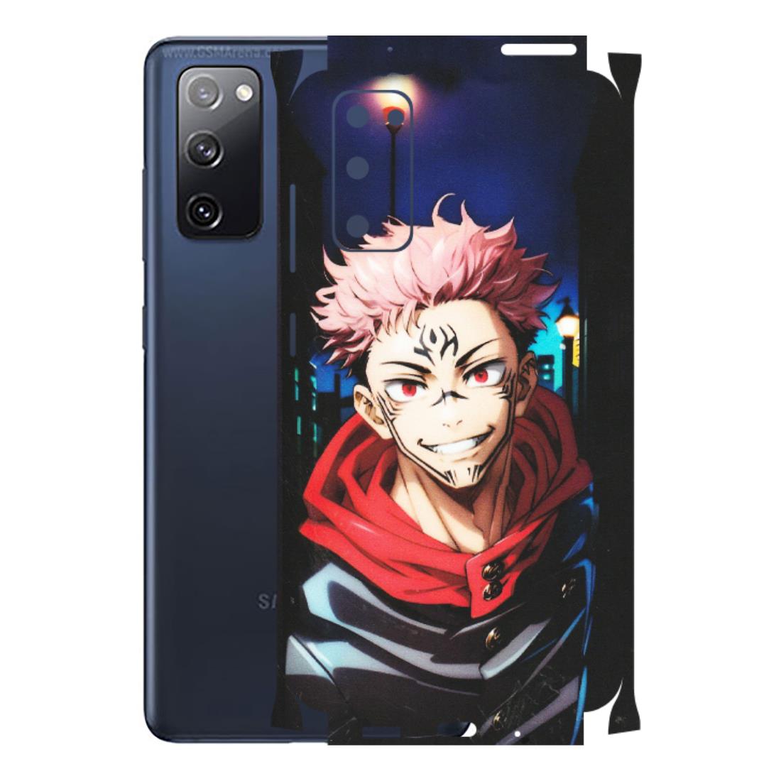 Samsung A/S Series Phone Skins (All Models) - Yuji Itadori Funny Face Anime - Matte Finish (M-152) Samsung Galaxy S20 FE