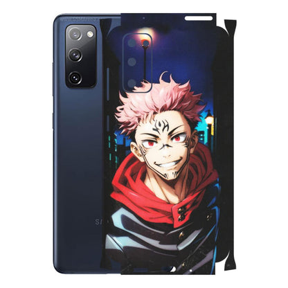 Samsung A/S Series Phone Skins (All Models) - Yuji Itadori Funny Face Anime - Matte Finish (M-152) Samsung Galaxy S20 FE