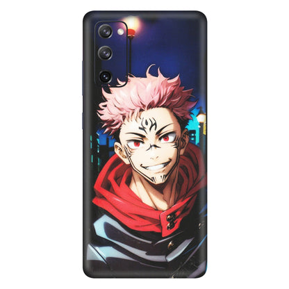 Samsung A/S Series Phone Skins (All Models) - Yuji Itadori Funny Face Anime - Matte Finish (M-152) Samsung Galaxy S20 FE